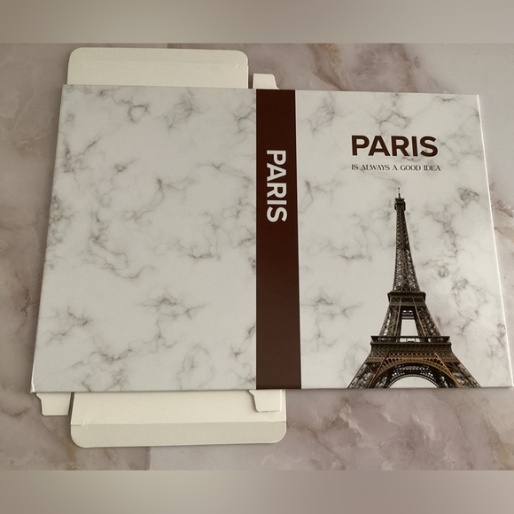 Other - home addorable paris faux book look, new